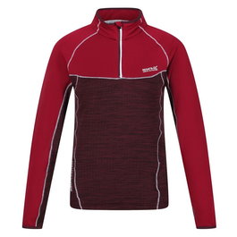 Doublure Polaire Regatta Hepley Lightweight Half-Zip W Rouge foncé