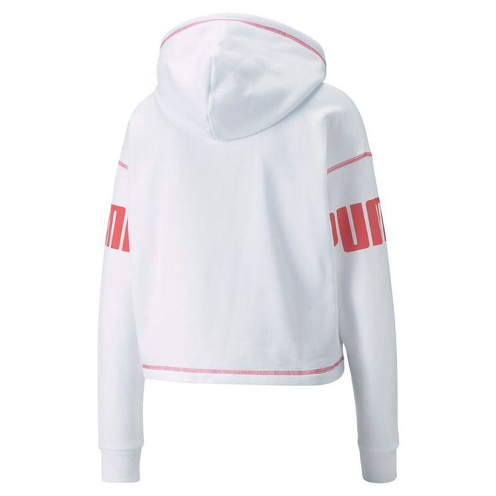 Sweat à capuche femme Puma Puma Power Hoodie Fl W Blanc