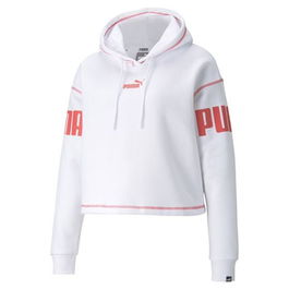 Sweat à capuche femme Puma Puma Power Hoodie Fl W Blanc