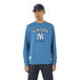 Sweat sans capuche homme New Era MLB Heritage New York Yankees M Blue Bleu