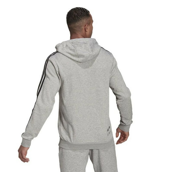 Sweat à capuche homme Adidas X Star Wars: The Mandalorian Gris clair Sweat à capuche homme Adidas X Star Wars: The Mandalorian Gris clair