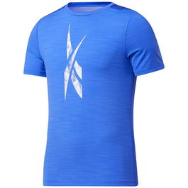 T-shirt à manches courtes homme Reebok Workout Ready Activchill Bleu XS