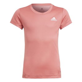 T shirt à manches courtes Enfant Adidas GM8405 Saumon