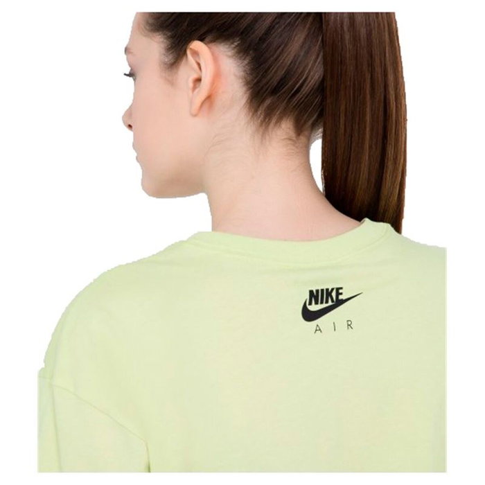 T-shirt à manches courtes femme Nike Air Vert clair 10-12 Ans