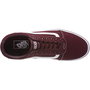 Chaussures casual homme Vans Ward MN Rouge foncé 21