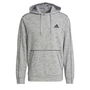 Sweat à capuche homme Adidas Essentials Gris clair