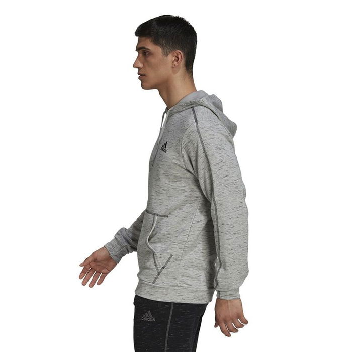 Sweat à capuche homme Adidas Essentials Gris clair
