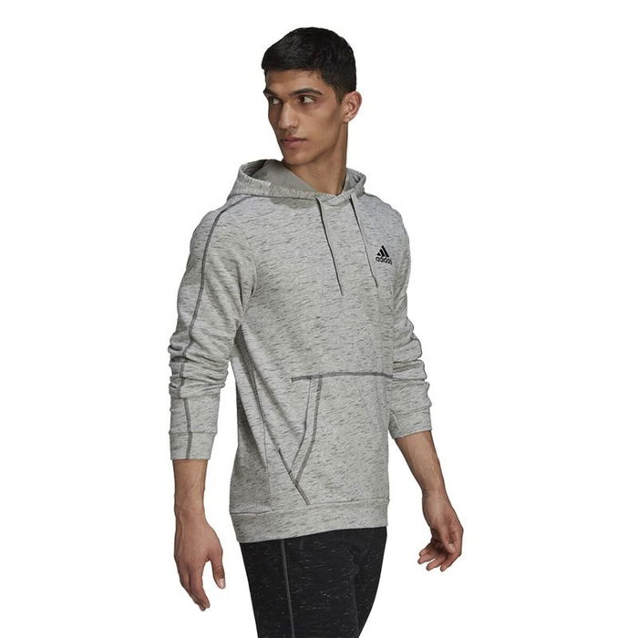 Sweat à capuche homme Adidas Essentials Gris clair