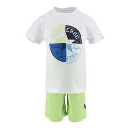 Ensemble de Sport pour Enfants Converse 8CC758-E9S Blanc