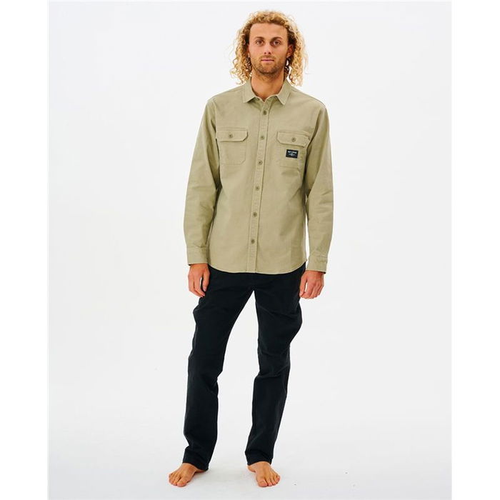 Chemise à manches longues homme Rip Curl Epic Beige (S)