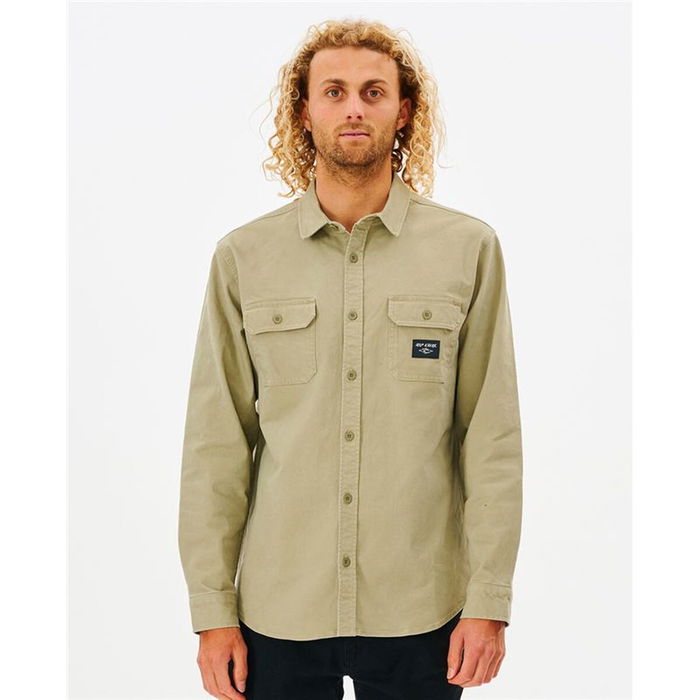 Chemise à manches longues homme Rip Curl Epic Beige (S)