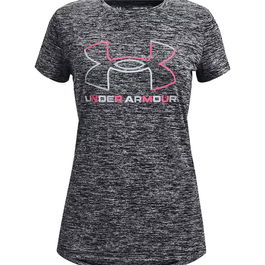 T shirt à manches courtes Enfant Under Armour Tech BL Twist SS Gris foncé 34