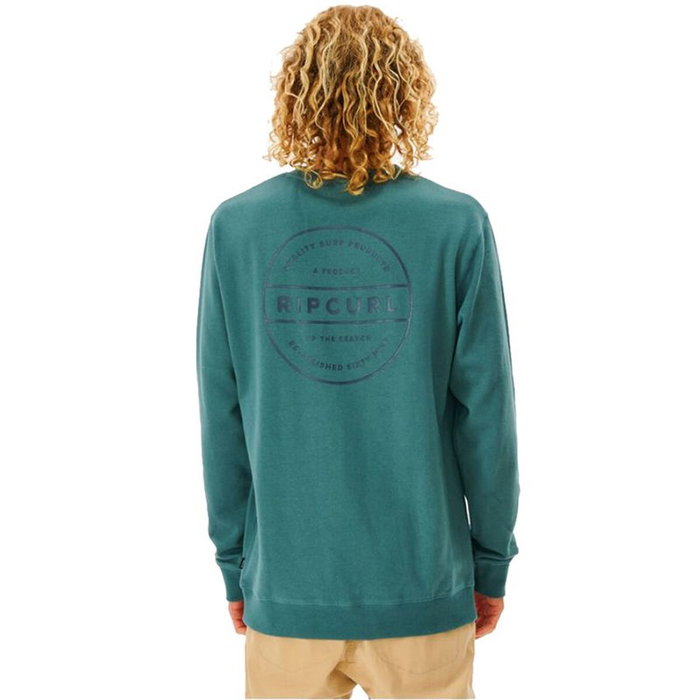 Sweat sans capuche homme Rip Curl Re Entry Crew Bleu 36