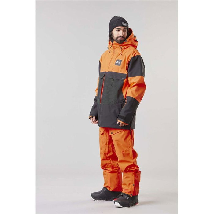 Anorak de ski Picture Anton Orange Homme Anorak de ski Picture Anton Orange Homme