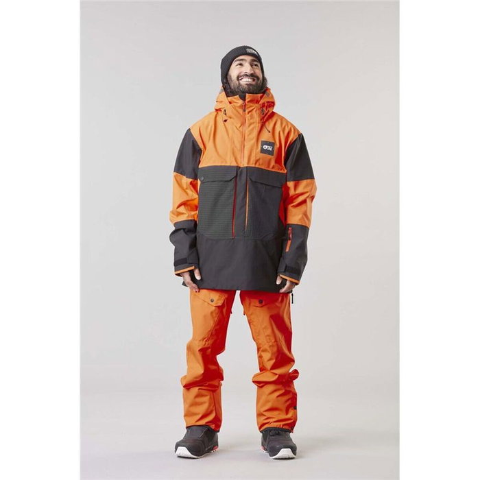 Anorak de ski Picture Anton Orange Homme Anorak de ski Picture Anton Orange Homme