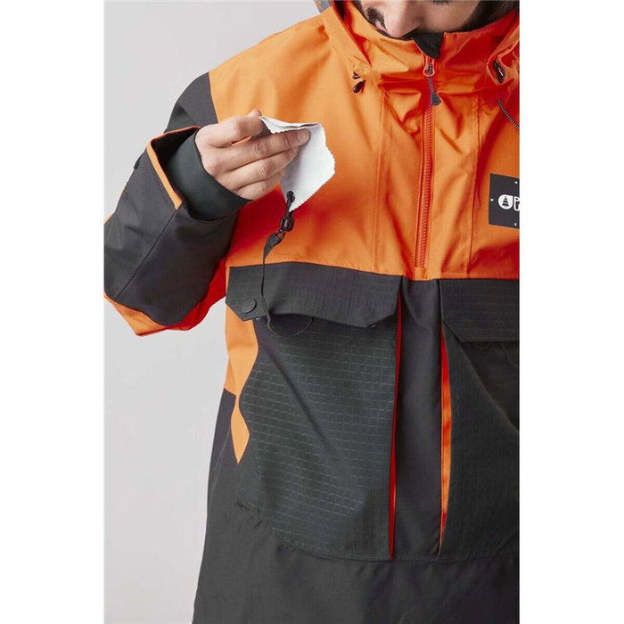 Anorak de ski Picture Anton Orange Homme Anorak de ski Picture Anton Orange Homme