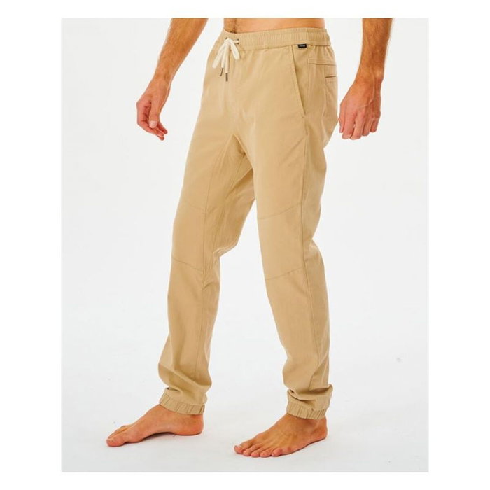 Pantalon de sport long Rip Curl Re Entry Jogger Beige Homme