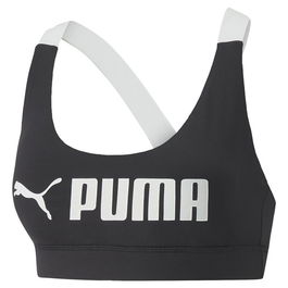 Soutien-gorge de Sport Puma Puma Mid Impact Puma Fit Noir