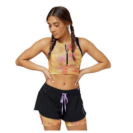 Soutien-gorge de Sport New Balance Impact Run AT Marron