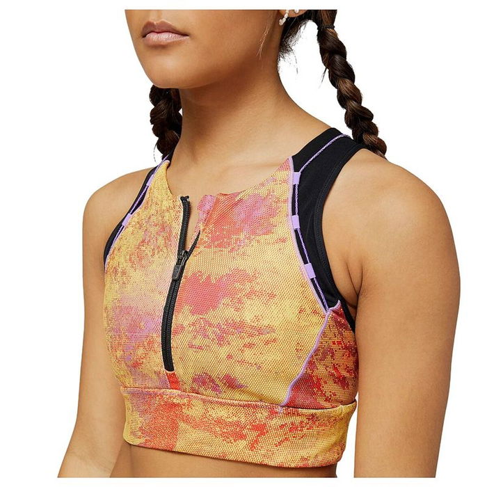 Soutien-gorge de Sport New Balance Impact Run AT Marron