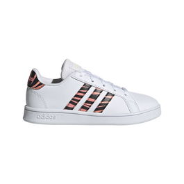 Chaussures de Sport pour Enfants Adidas Grand Court Print Blanc 23,5