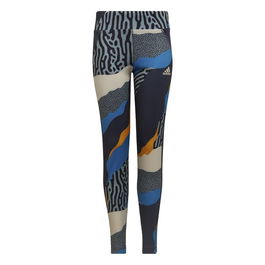 Leggings de Sport pour Enfants Adidas Power Tight Indigo