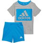 Ensemble de Sport pour Enfants Adidas H65822 Gris clair