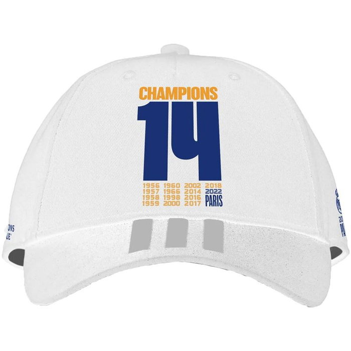 Casquette de Sport Adidas Real Madrid UCL Champions Blanc Taille unique Casquette de Sport Adidas Real Madrid UCL Champions Blanc Taille unique