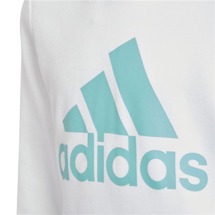 Sweat à capuche enfant Adidas HE9290 Blanc Sweat à capuche enfant Adidas HE9290 Blanc