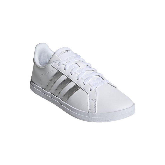 Chaussures de Running pour Adultes Adidas Courtpoint W Blanc