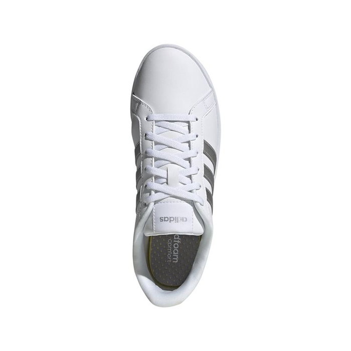 Chaussures de Running pour Adultes Adidas Courtpoint W Blanc
