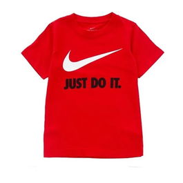 T shirt à manches courtes Enfant Nike Swoosh Rouge 13-15 Ans