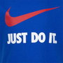 T shirt à manches courtes Enfant Nike Swoosh Bleu 12-13 ans