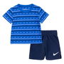 Ensemble de Sport pour Enfants Nike 66J285-U90 Bleu