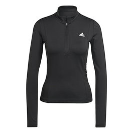 T-shirt à manches longues femme Adidas Hyperglam 1/4-Zip Noir 41