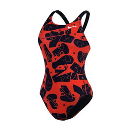 Maillot de bain femme Nike Fastback Rouge 10 ans