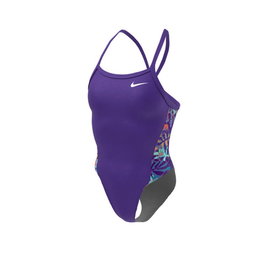 Maillot de bain femme Nike Hidrastrong Violet 14 ans