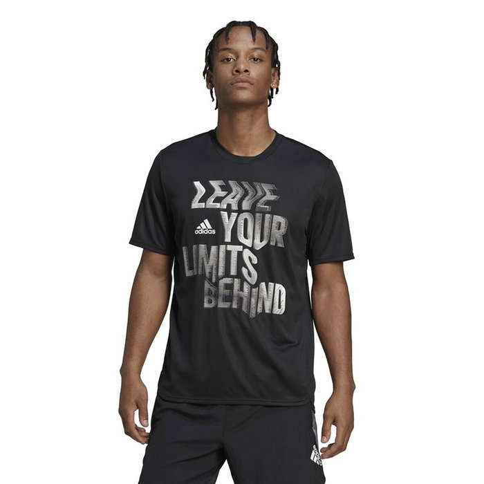 T-shirt à manches courtes homme Adidas HIIT Noir T-shirt à manches courtes homme Adidas HIIT Noir