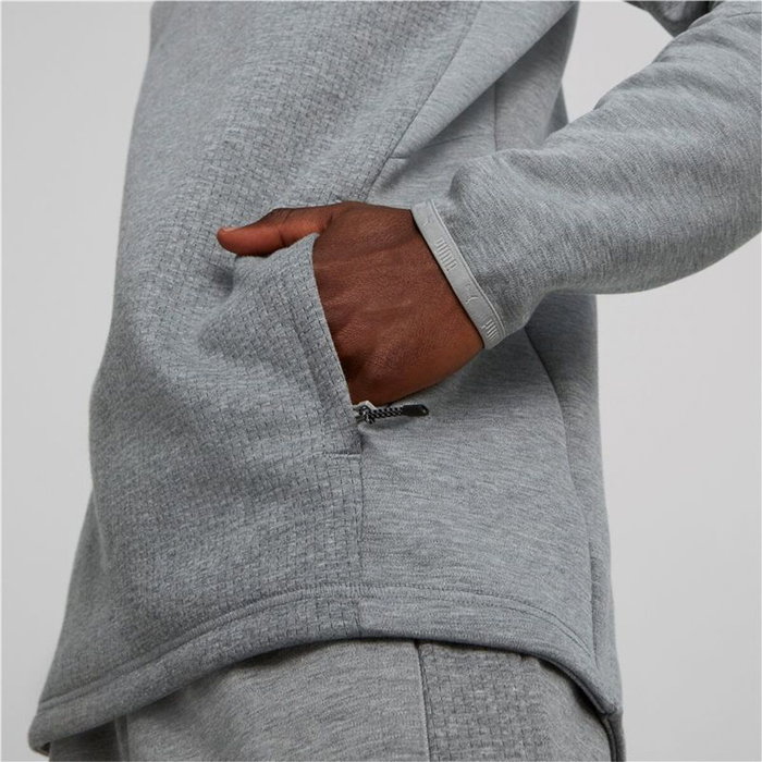 Sweat à capuche homme Puma Evostripe Gris 40