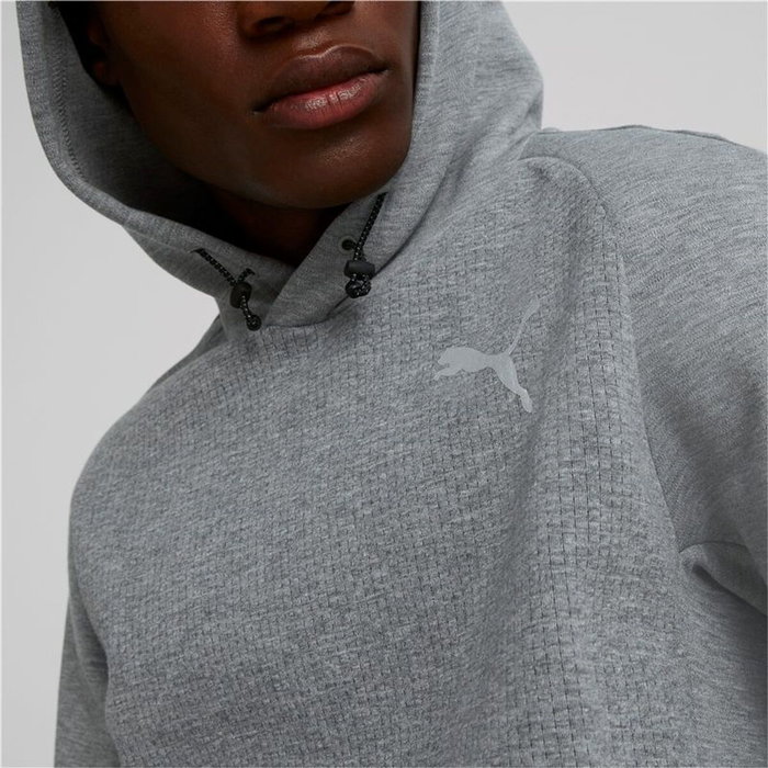 Sweat à capuche homme Puma Evostripe Gris 40