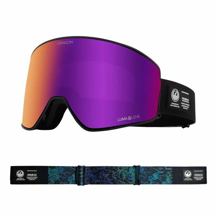 Lunettes de ski Snowboard Dragon Alliance Pxv2 Lumalens Midnight Noir Lunettes de ski Snowboard Dragon Alliance Pxv2 Lumalens Midnight Noir
