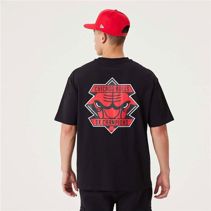 T-shirt à manches courtes homme New Era Championship Chicago Bulls Noir T-shirt à manches courtes homme New Era Championship Chicago Bulls Noir
