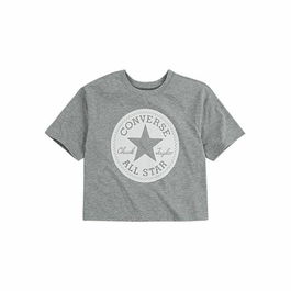 T shirt à manches courtes Enfant Converse Chuck Patch Boxy Gris
