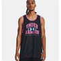 t-shirt de basket Under Armour 1377310-002 Plastique