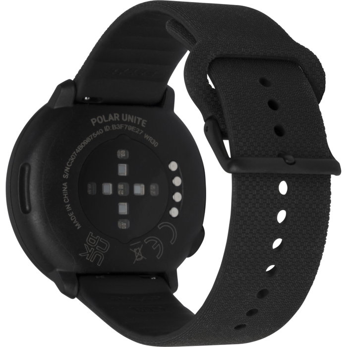 Polar Unite Black avec bracelet en silicone S-L