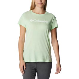 T-shirt à manches courtes femme Columbia 1992134372 Vert clair
