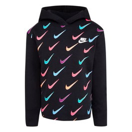 Sweat-shirt à capuche fille Nike NSW Kids Noir