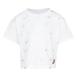 T shirt à manches courtes Enfant Nike 36I352-001 Blanc