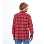 Chemise à manches longues homme Hurley Portland Organic Rouge carmin