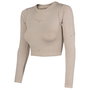 T-shirt à manches longues femme 4F Beige 3-6 Mois